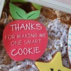 Fondant stempelset – Thanks for making me one smart cookie