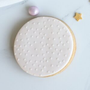 Fondantstempel – Kleine sterretjes patroon