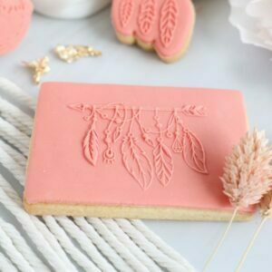 Fondantstempel – Pijl met veren