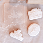 maatwerk fondantstempel met eigen logo