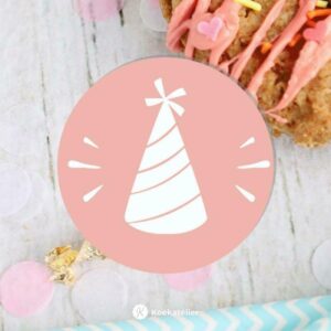 Fondantstempel mini – Feesthoedje