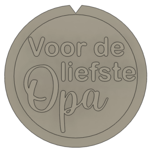 Koekstempel – Voor de liefste opa