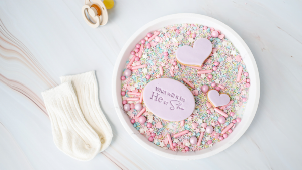 gender reveal party koekjes