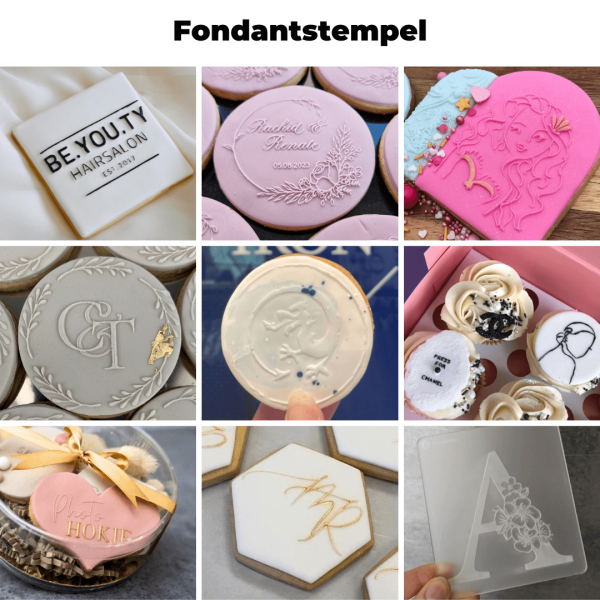 Met deze maatwerk stempel maak je snel unieke koekjes. Je ontvang een stempel van je logo, afbeelding of tekst afbeelding, die je met een eigen gekozen uitsteker uit de collectie (of je eigen voorraadkast) kan combineren. Je kan zelf kiezen of je een fondantstempel (POP) of koekstempel(indrukken) wenst. Een aantal spelregels om onze kwaliteit en […]