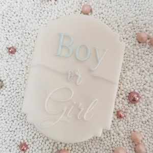 Fondantstempel – Boy or Girl