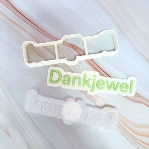 Maatwerk two tone naam Koekstempelset