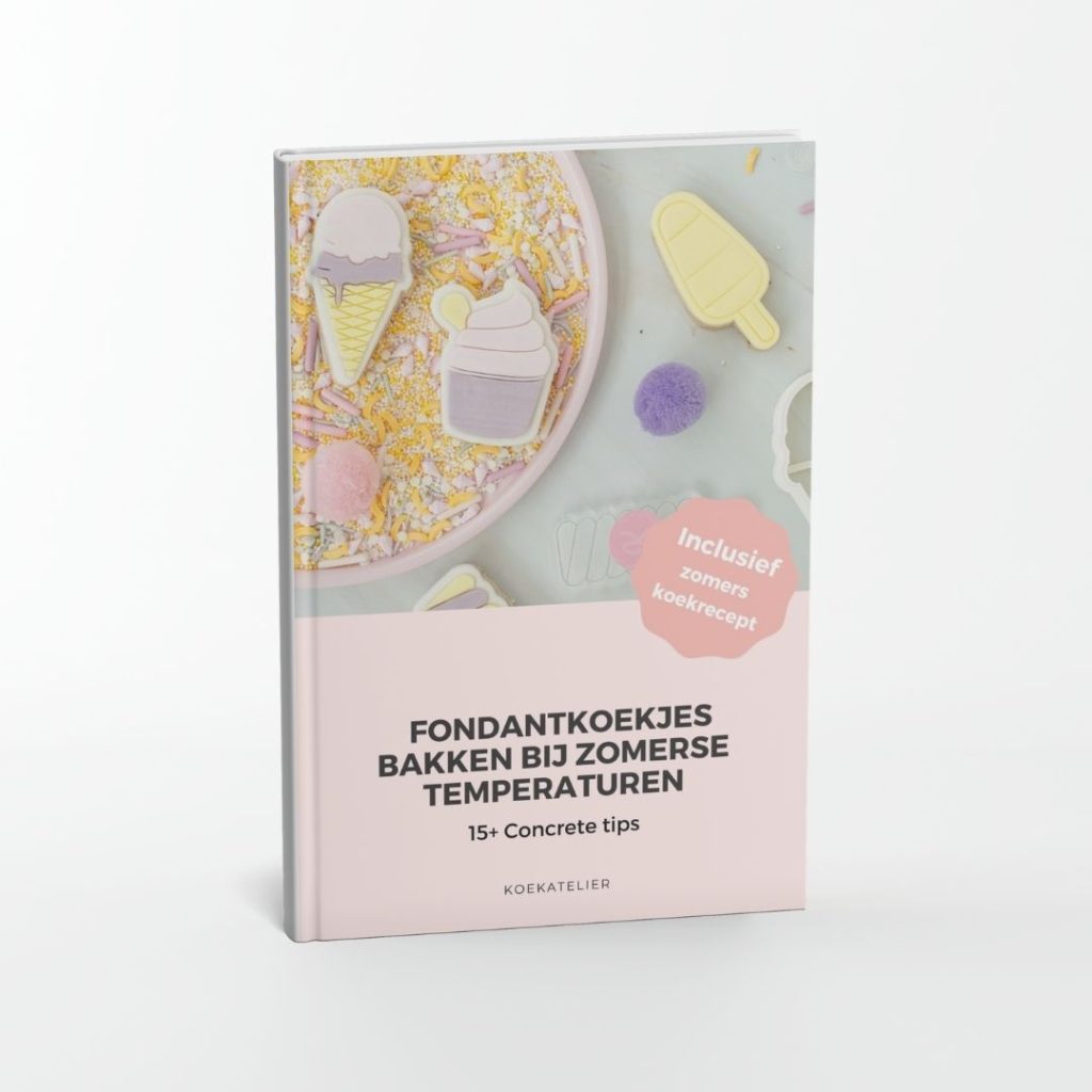 zomerbakgids fondantkoekjes bakken bij zomerse temperaturen