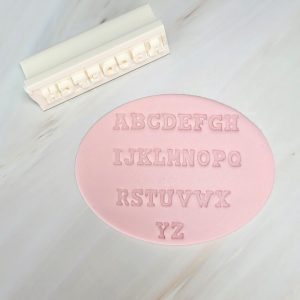 Kleine letterset – Chocoladeletter – Hoofdletters (exclusief houder)